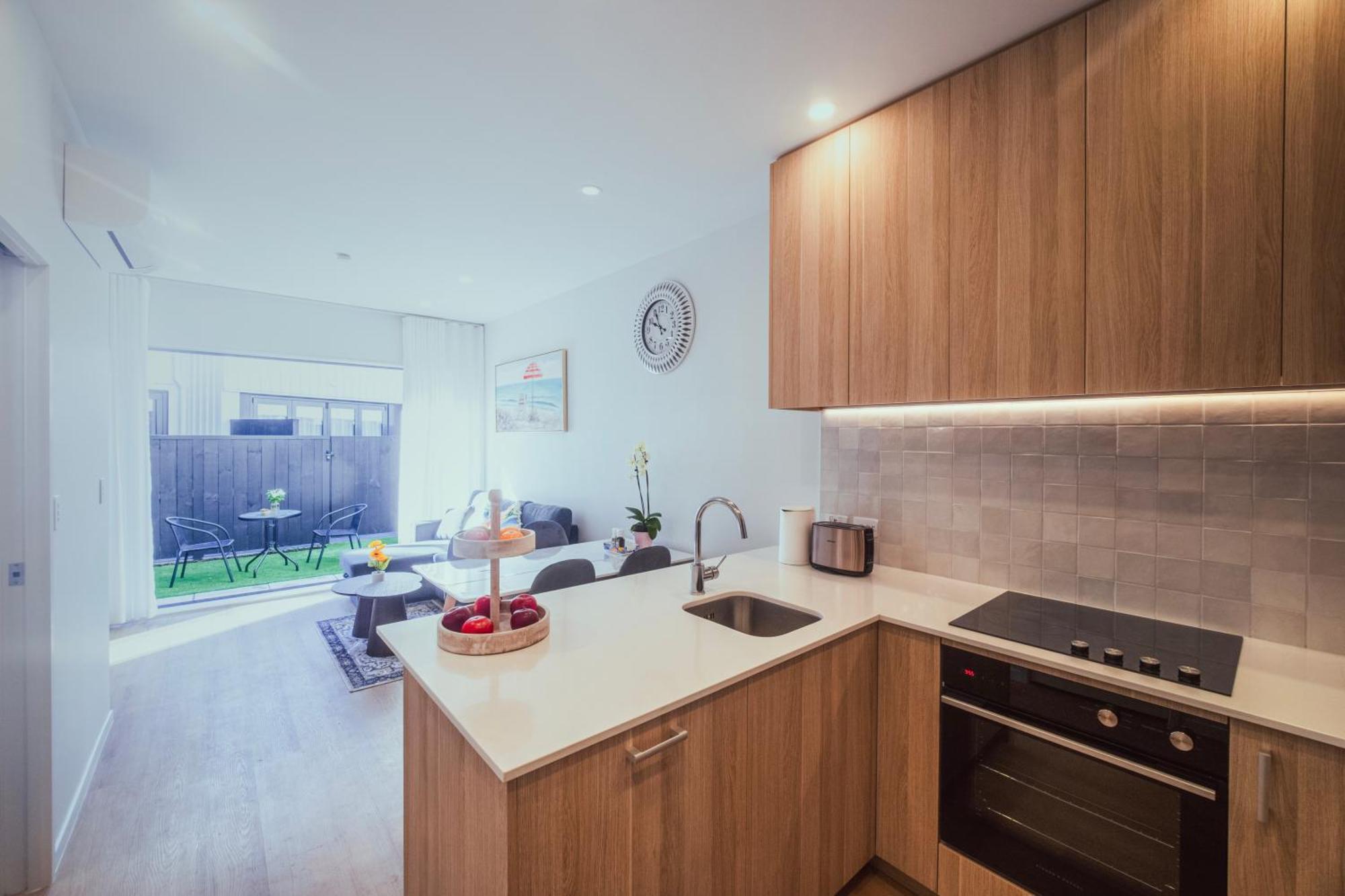 אוקלנד Modern Townhouse Close To City With Full Kitchen - Ellerslie מראה חיצוני תמונה